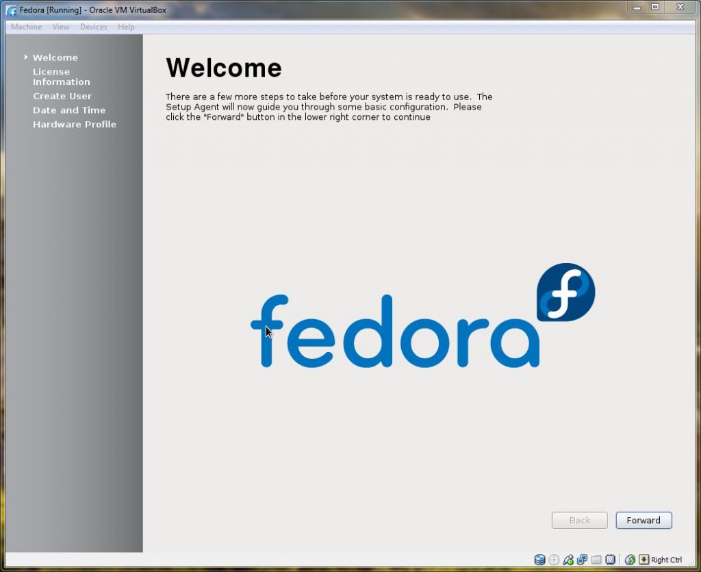 Fedora 17 installation tutorial