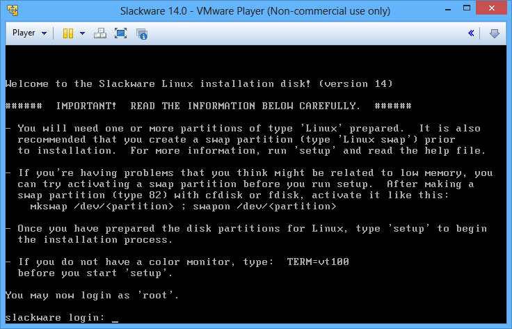 Slackware 14.0 Linux Installation Guide