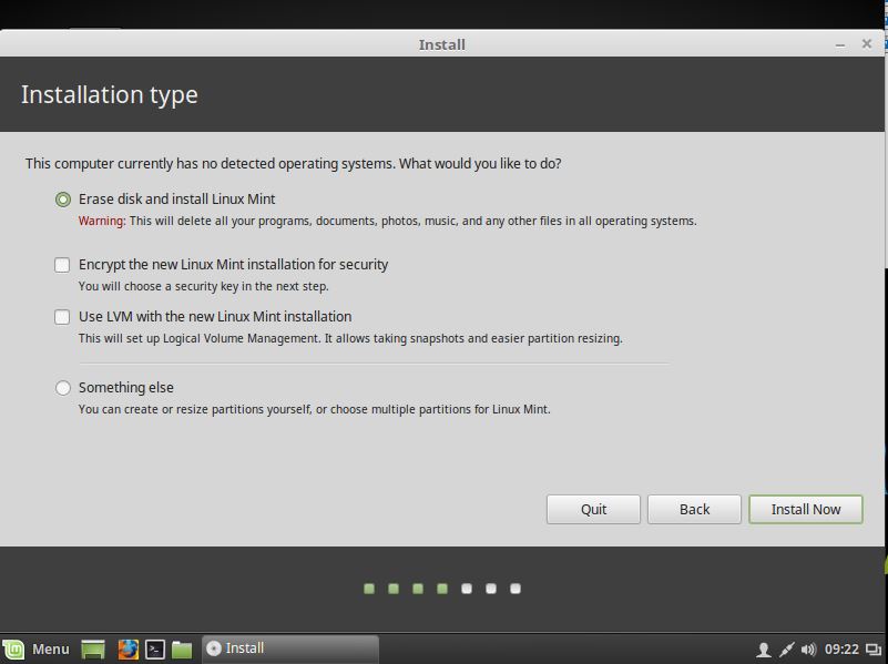 Tutorial covering the installation of Linux Mint 18.1 Serena with the Cinnamon desktop